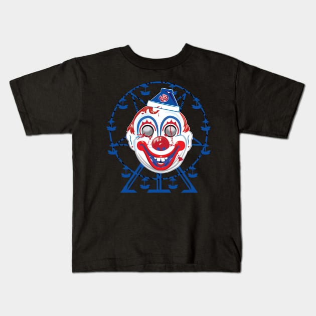 Clown Demon Kids T-Shirt by Gimmickbydesign